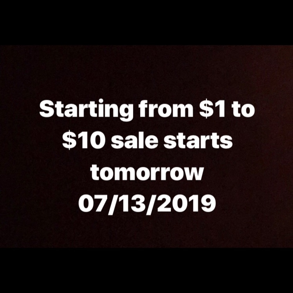 Sale time